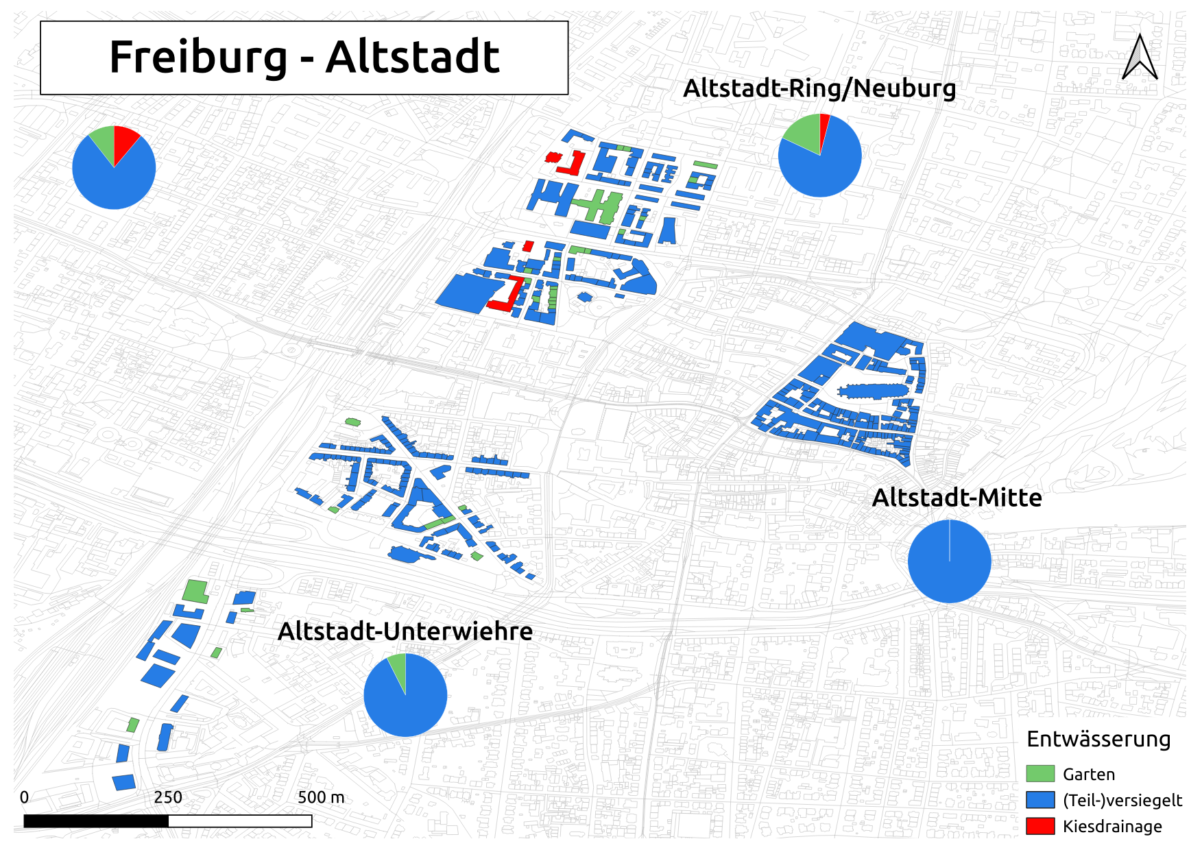 Biozidkarte Freiburg Entwässerung DE Altstadt