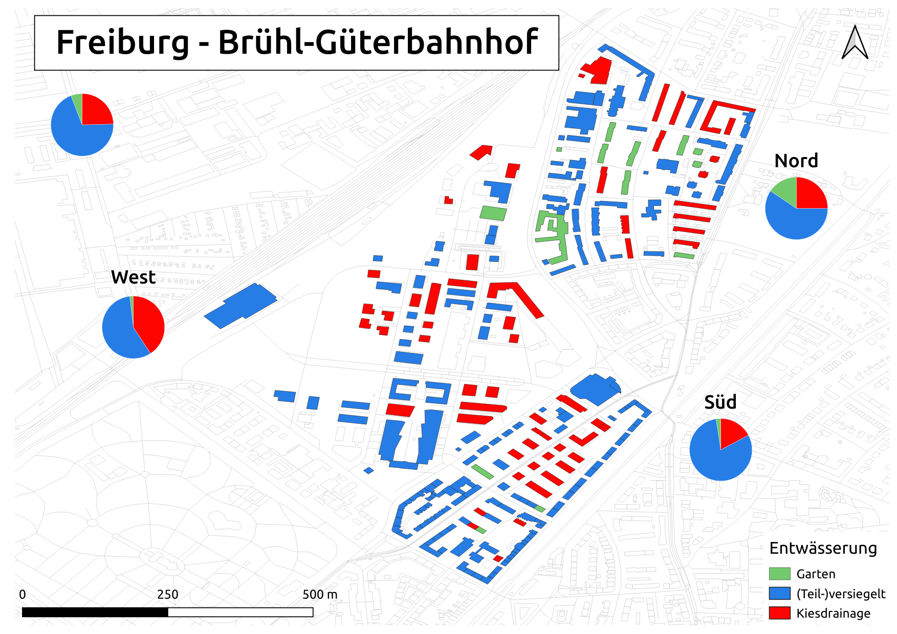 Biozidkarte Freiburg Entwässerung DE Güterbahnhof