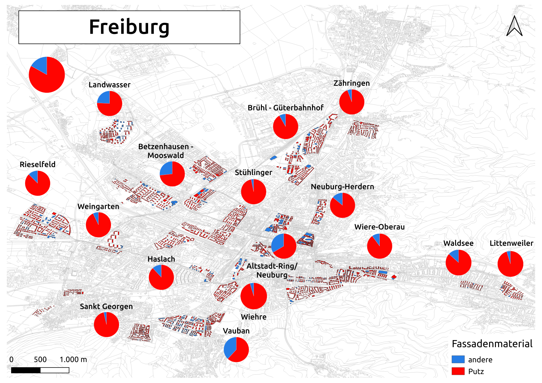 Biozidkarte Freiburg Fassadenmaterial DE Übersicht