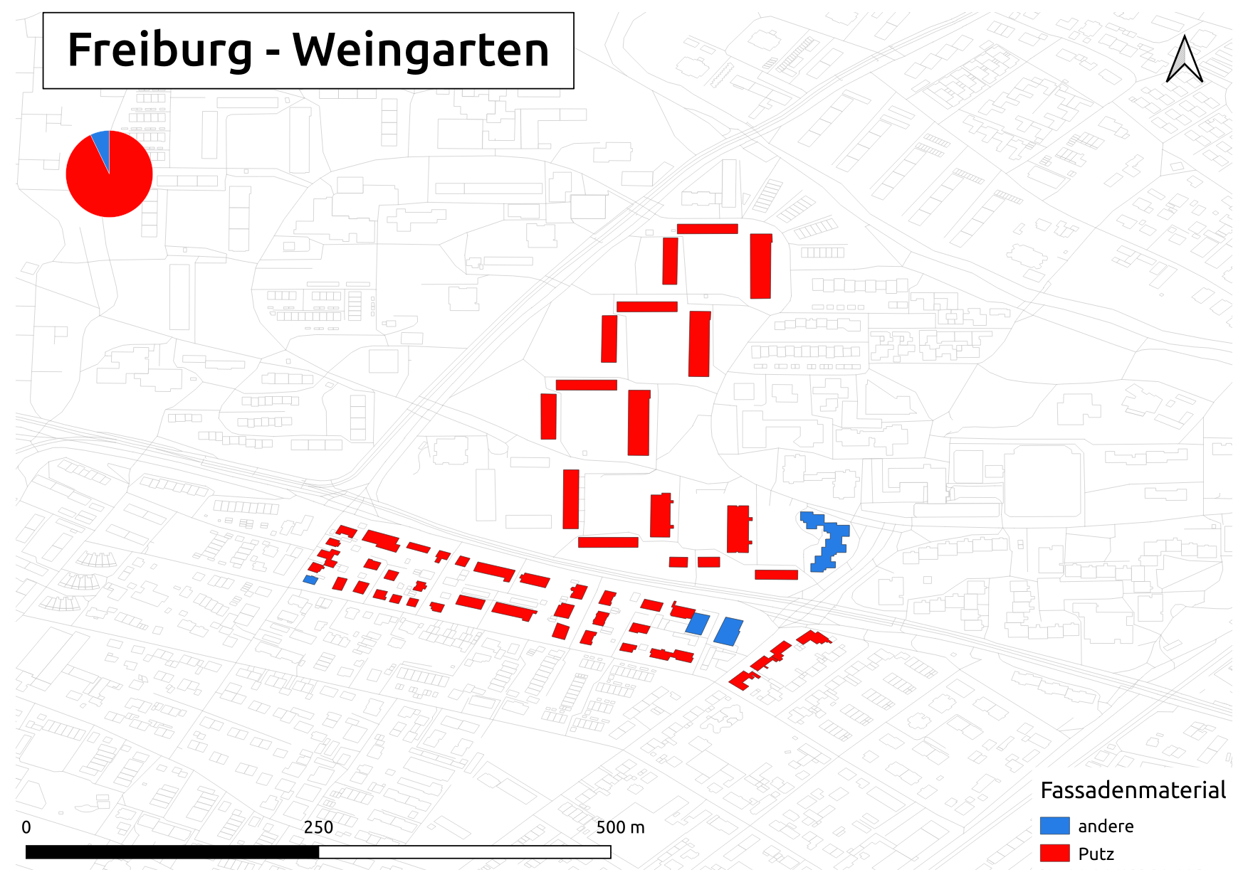 Biozidkarte Freiburg Fassadenmaterial DE Weingarten