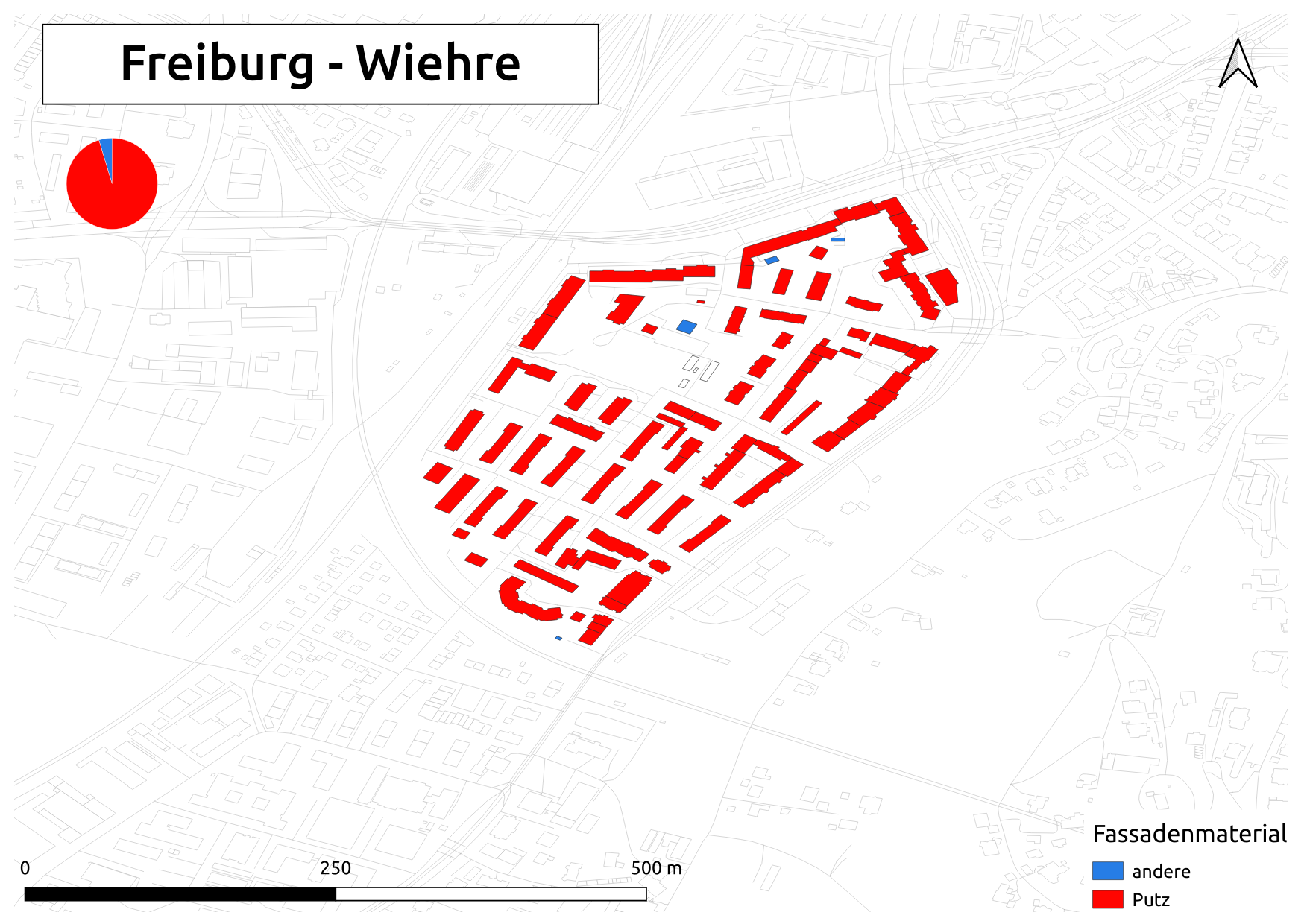 Biozidkarte Freiburg Fassadenmaterial DE Wiehre