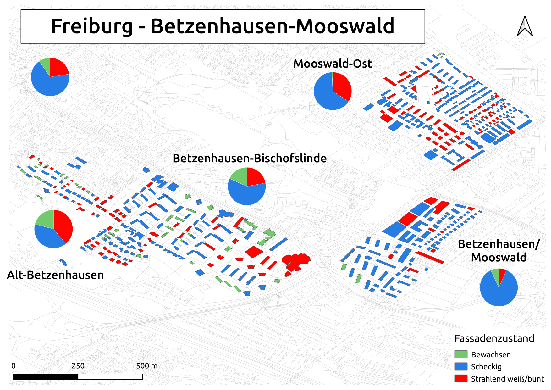 Biozidkarte Freiburg Fassadenzustand DE Betzenhausen