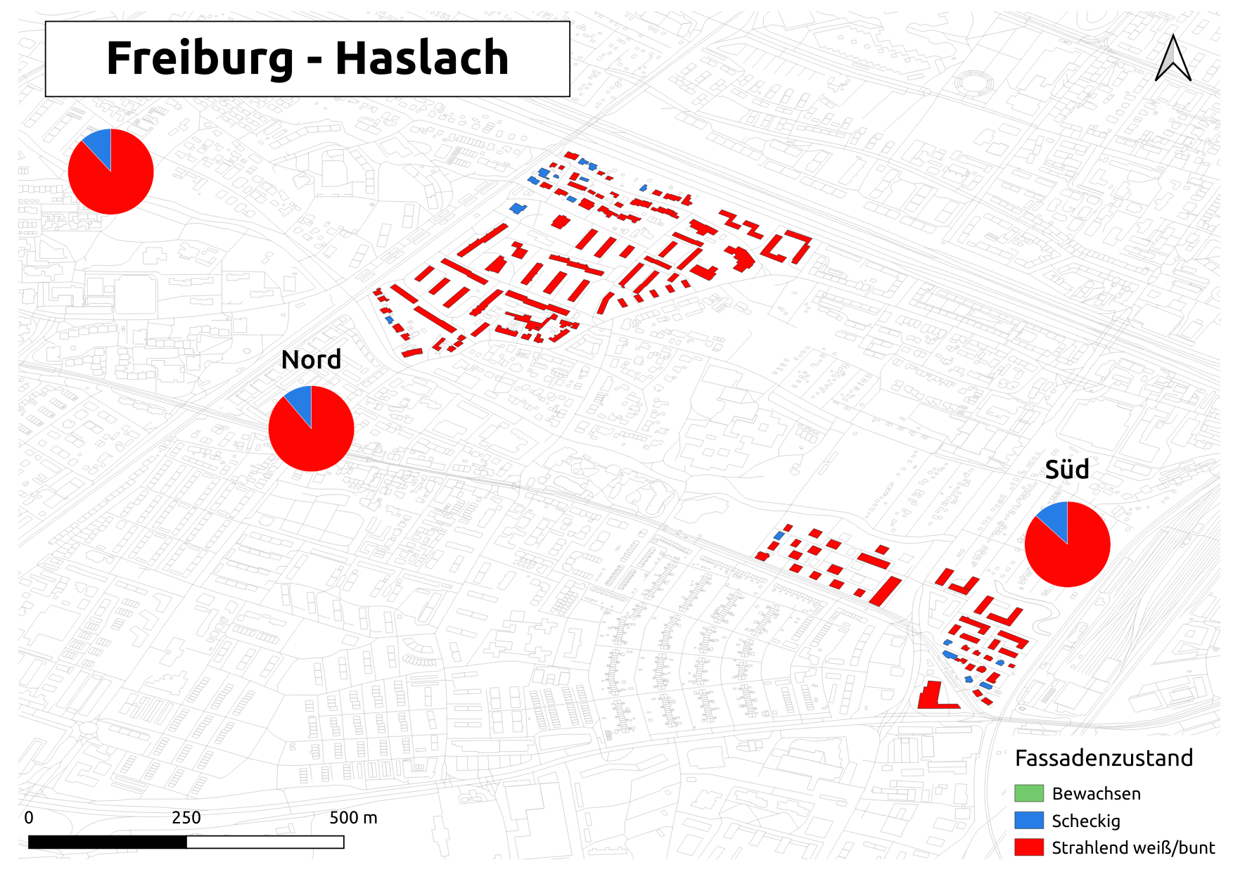 Biozidkarte Freiburg Fassadenzustand DE Haslach