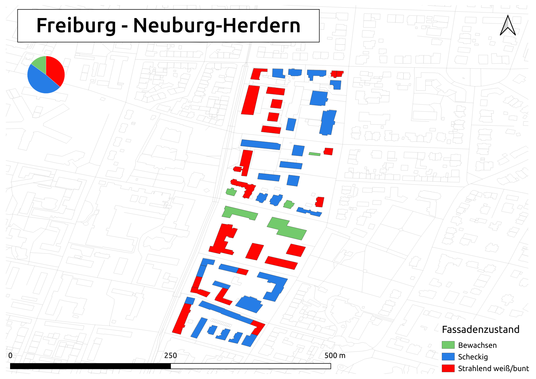 Biozidkarte Freiburg Fassadenzustand DE Neuburg Herdern