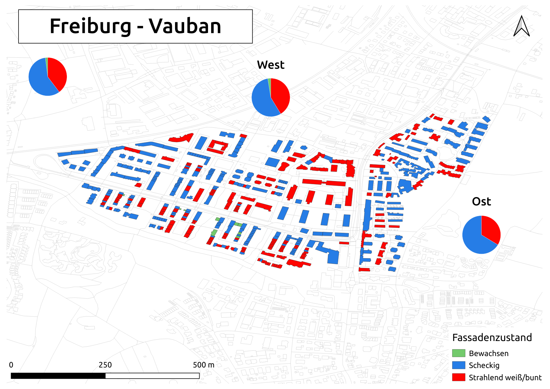 Biozidkarte Freiburg Fassadenzustand DE Vauban