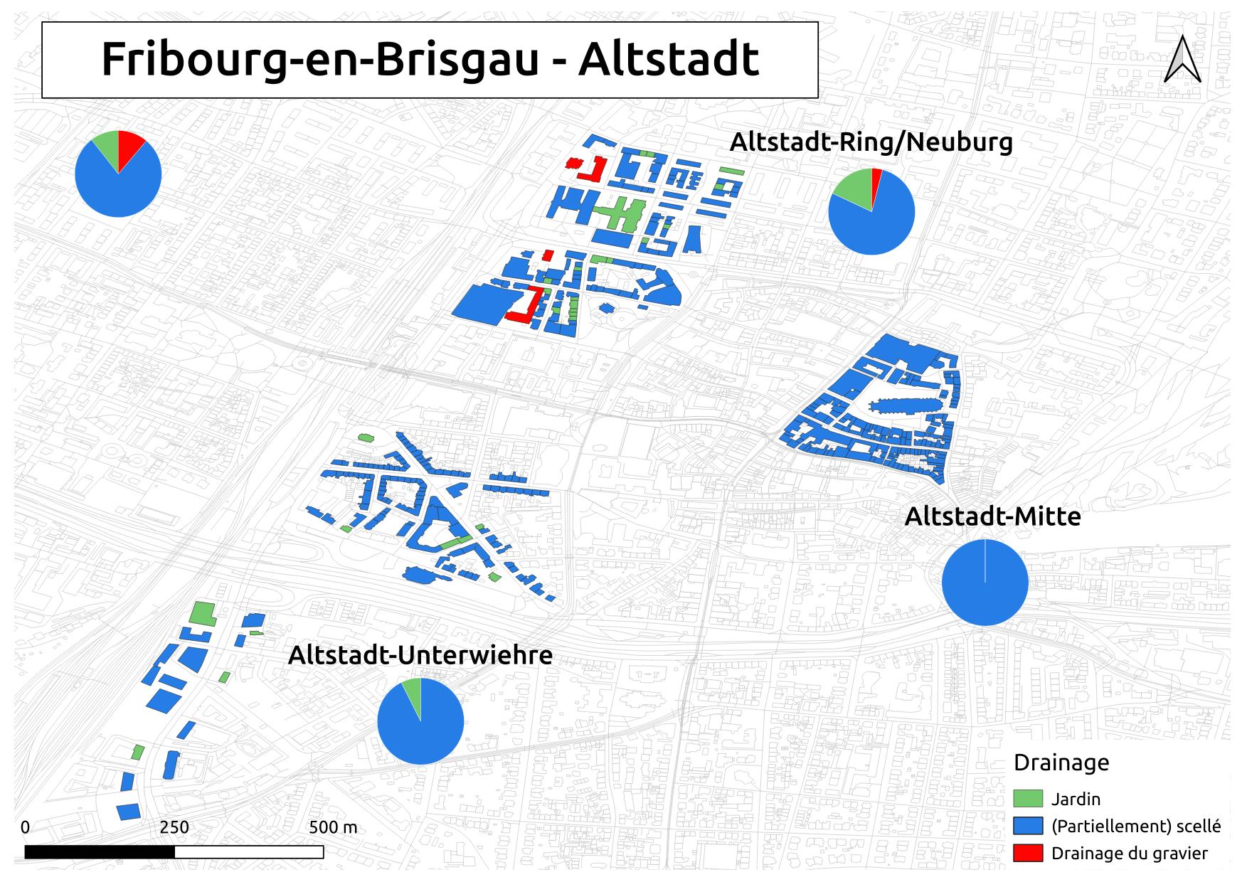 Biozidkarte Freiburg Entwässerung FR Altstadt