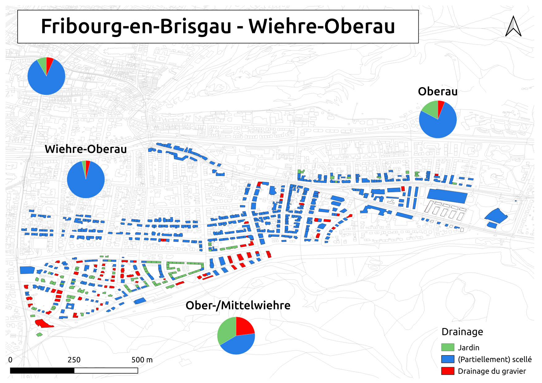 Biozidkarte Freiburg Entwässerung FR Wiehre Oberau