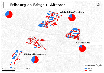 Biozidkarte Freiburg Fassadenmaterial FR Altstadt