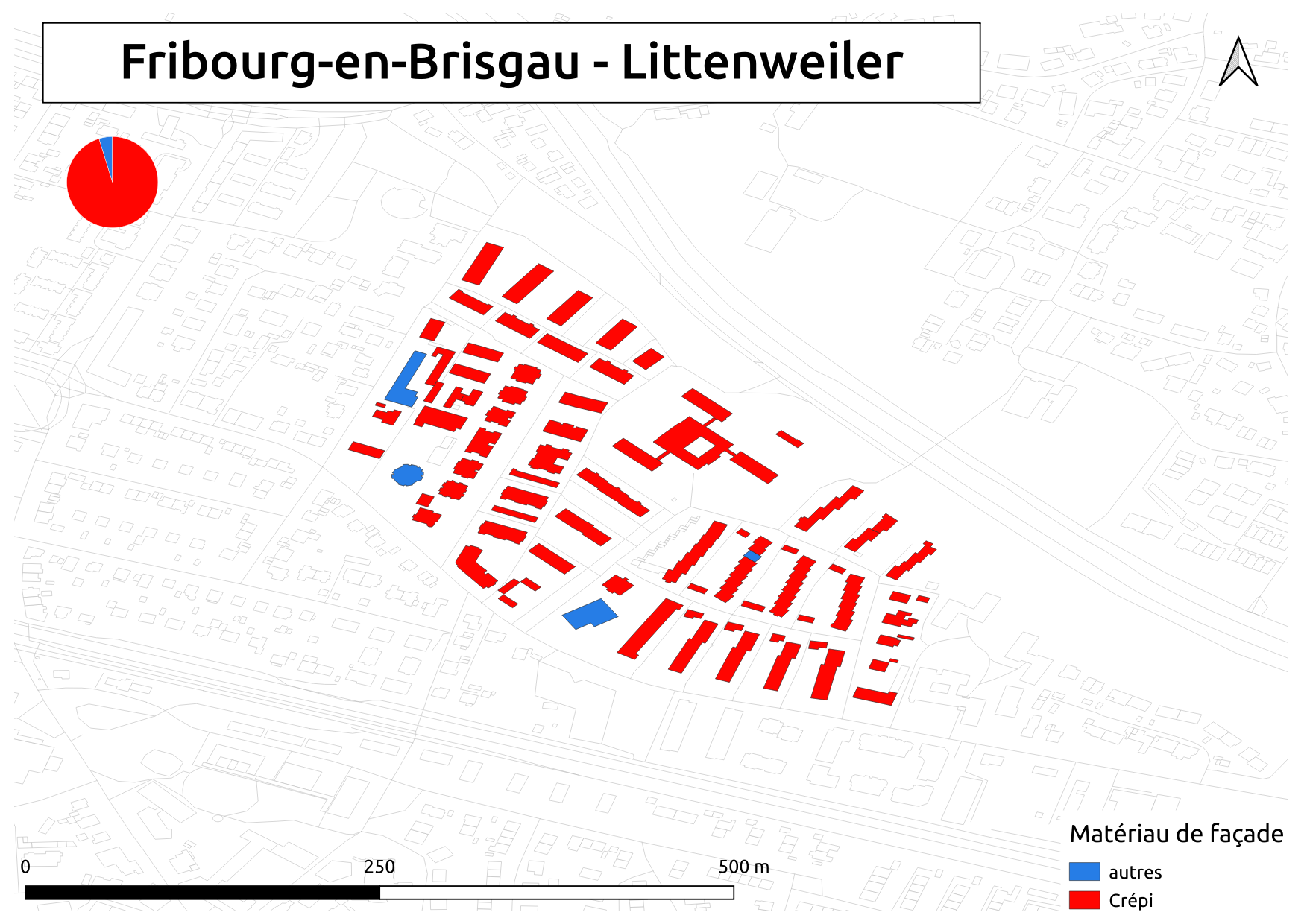 Biozidkarte Freiburg Fassadenmaterial FR Littenweiler