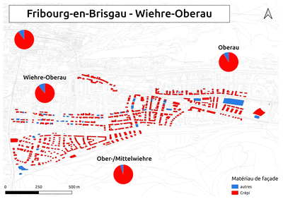 Biozidkarte Freiburg Fassadenmaterial FR Wiehre Oberau