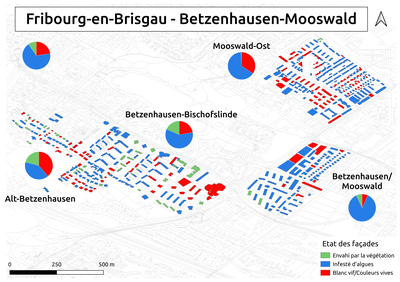 Biozidkarte Freiburg Fassadenzustand FR Betzenhausen