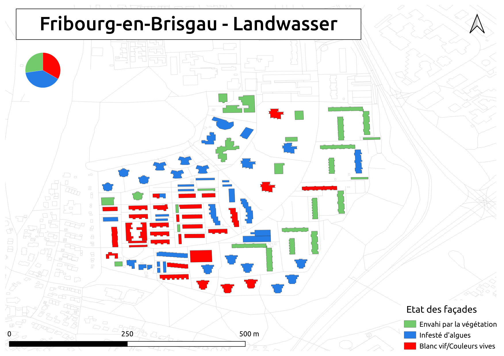 Biozidkarte Freiburg Fassadenzustand FR Landwasser