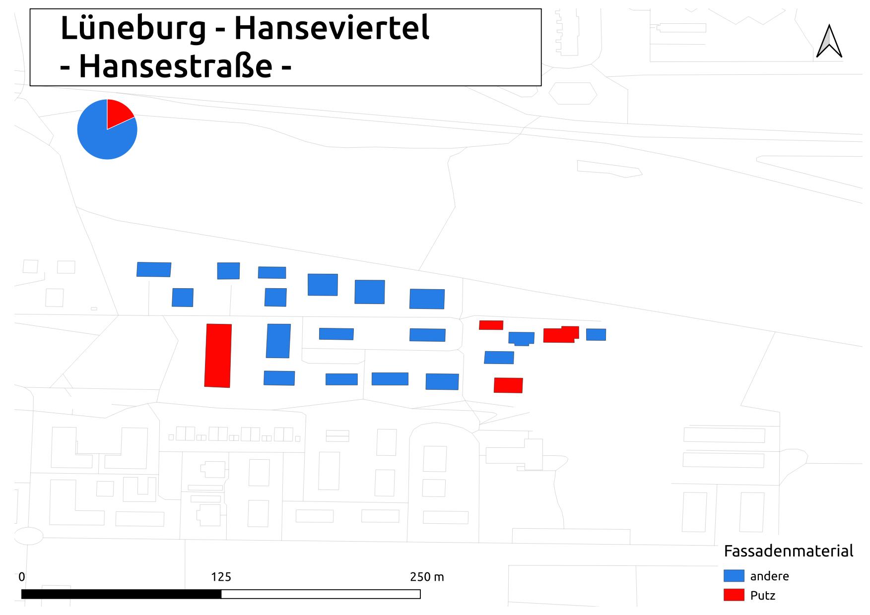 Biozidkarte Lüneburg Fassadenmaterial DE Hansestrasse
