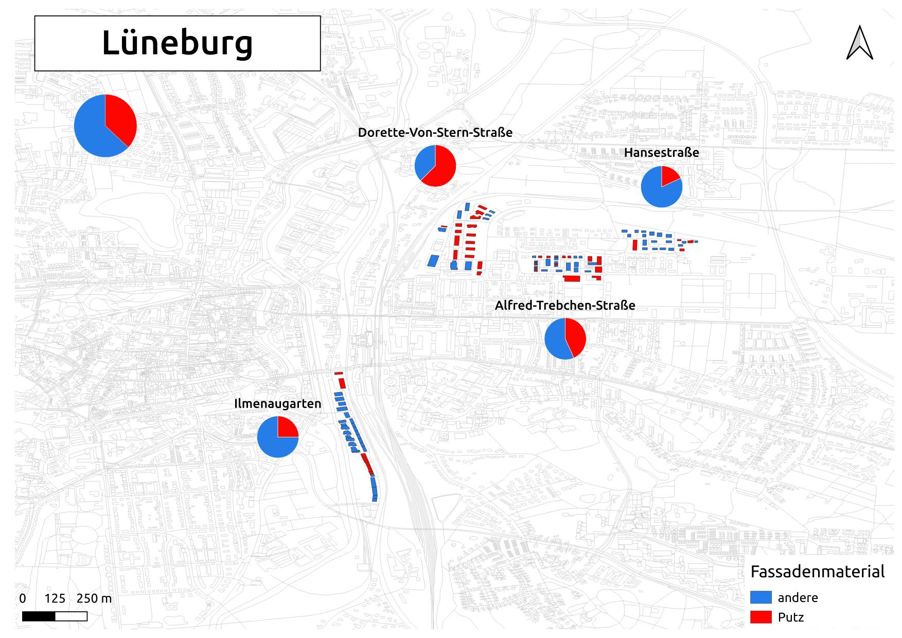 Biozidkarte Lüneburg Fassadenmaterial DE Übersicht