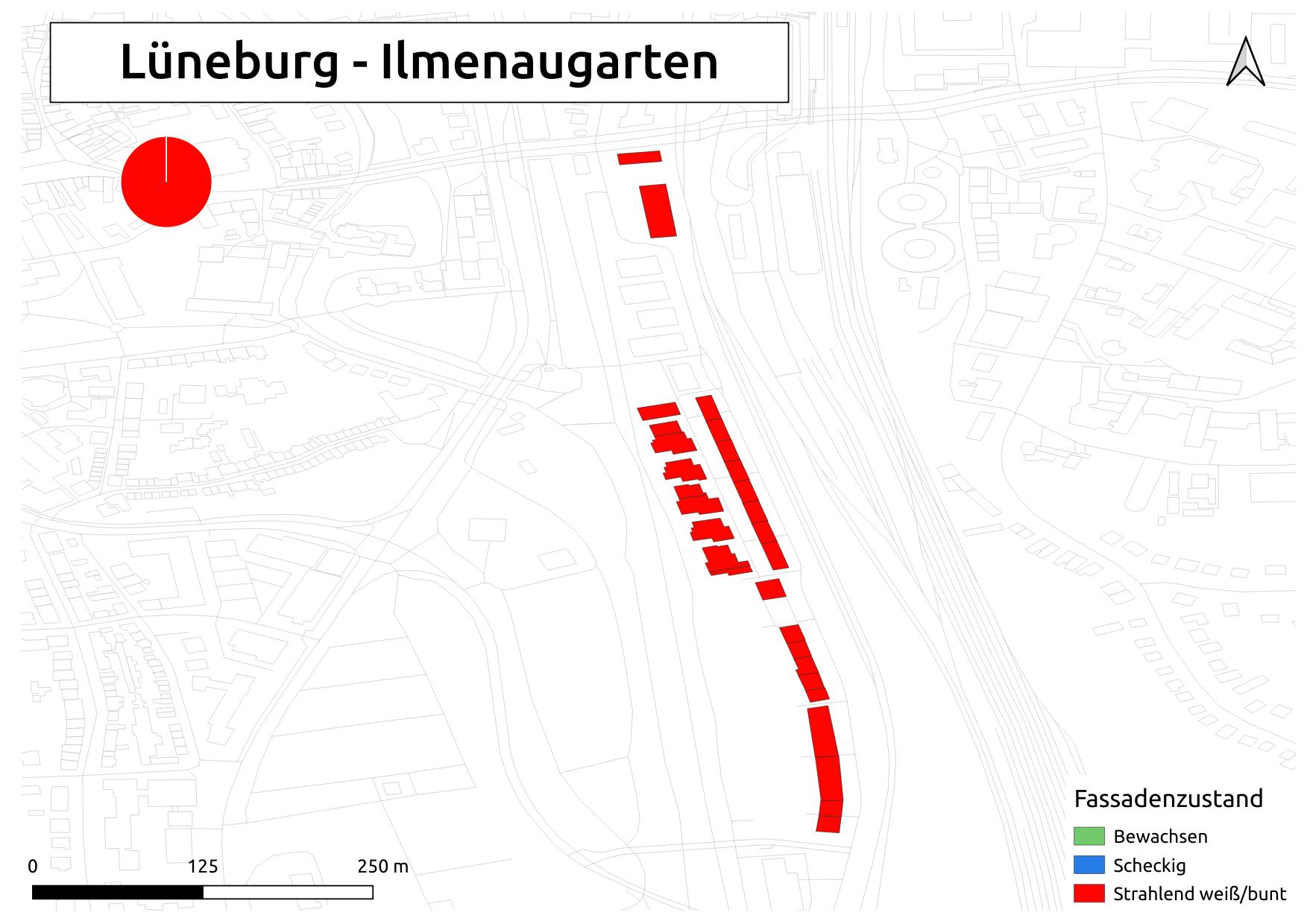 Biozidkarte Lüneburg Fassadenzustand DE Ilmenaugarten