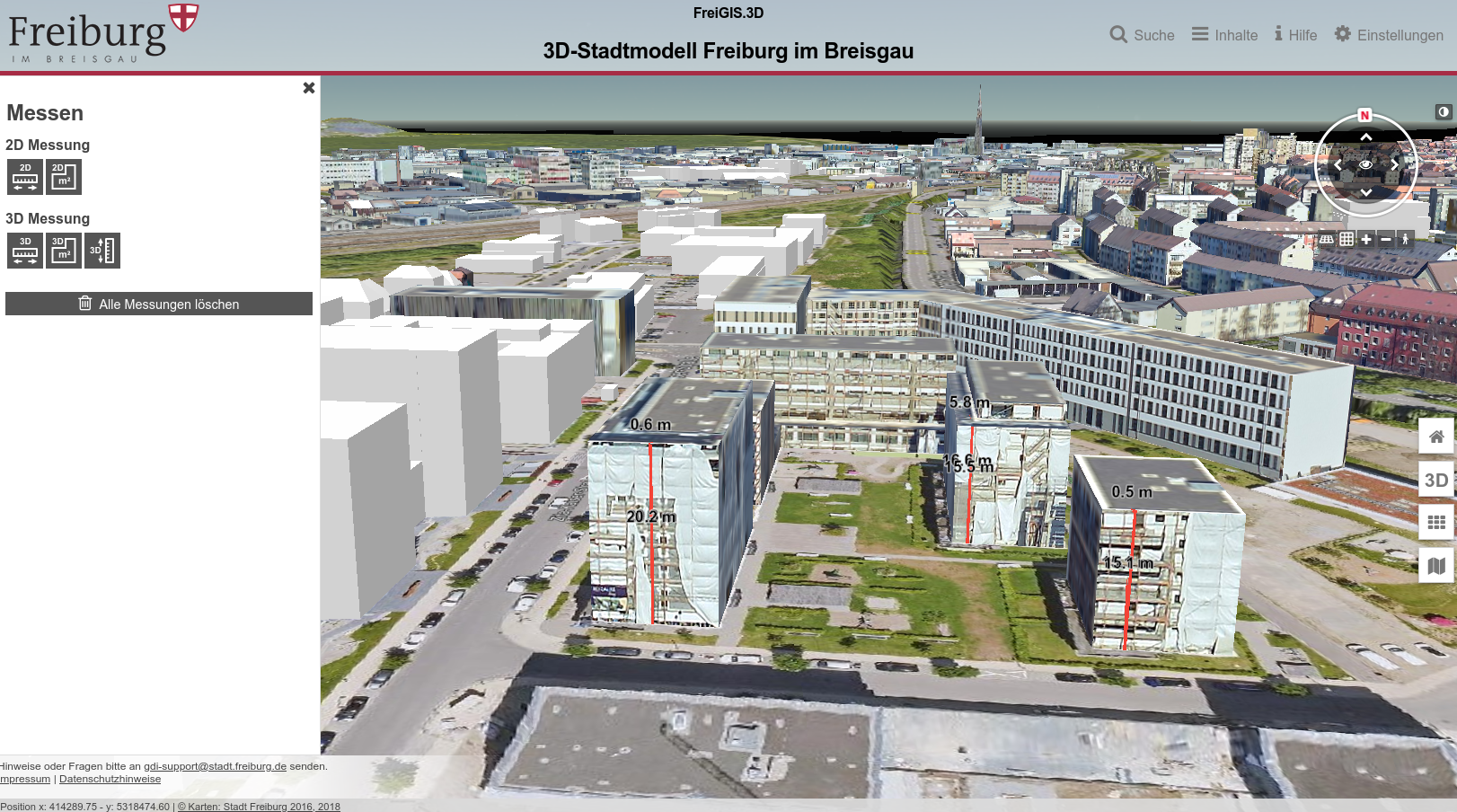 08 Tutorial FrewabPlus Höhenmessung 3D Freiburg