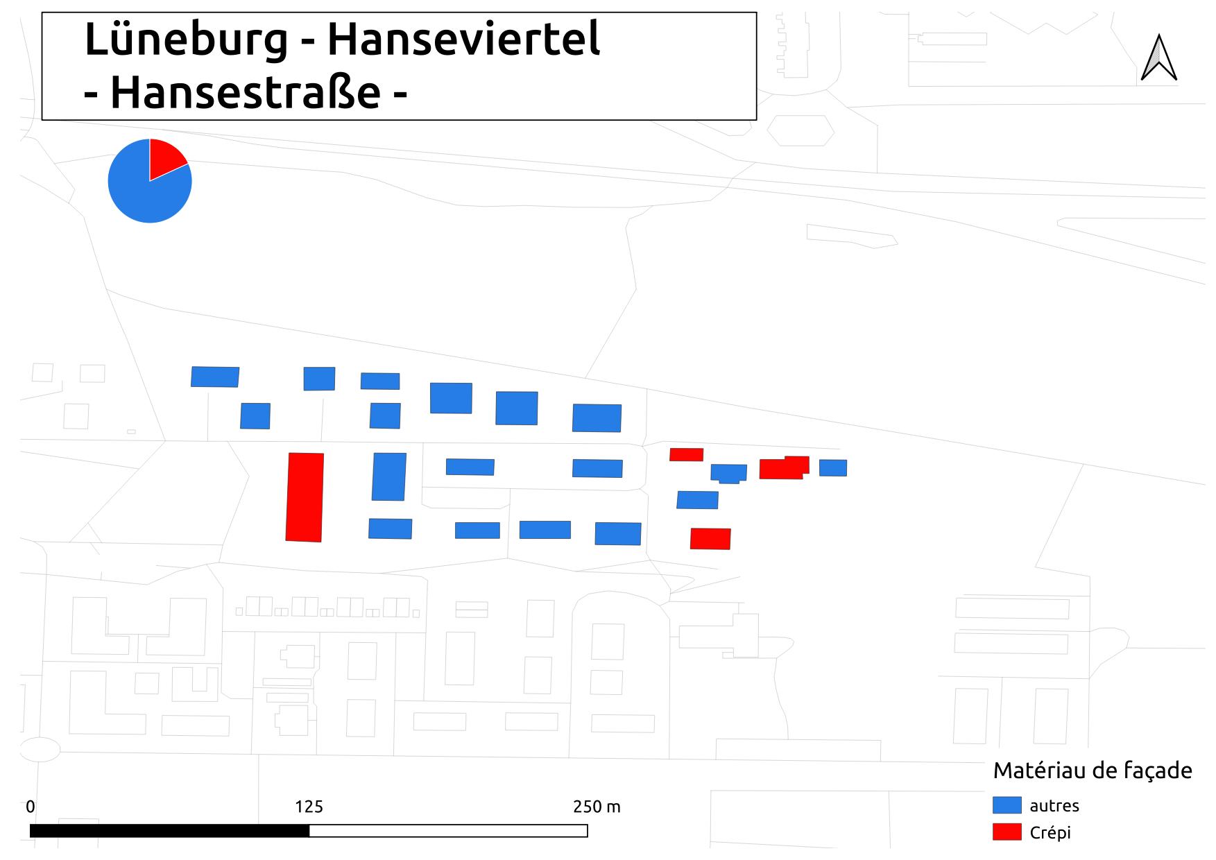 Biozidkarte Lüneburg Fassadenmaterial FR Hansestrasse