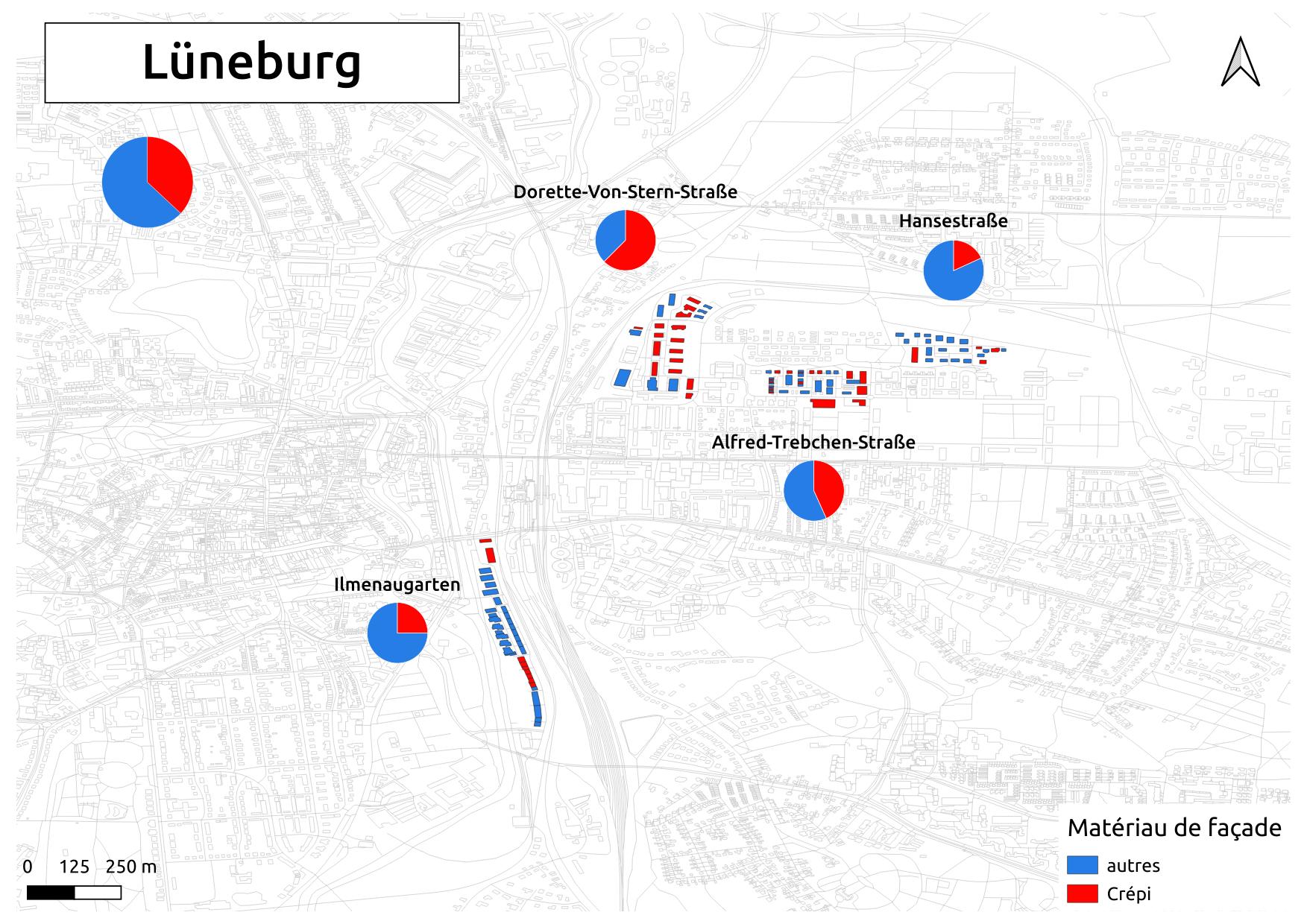 Biozidkarte Lüneburg Fassadenmaterial FR Übersicht